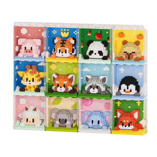 ZOO Animal Building Block Set - Micro Blocks - Mr.Froger Toy Collection