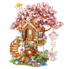 Cherry Blossom Treehouse Mini Building Blocks Set - LOZ Mini Blocks - Mr.Froger Toy Collection