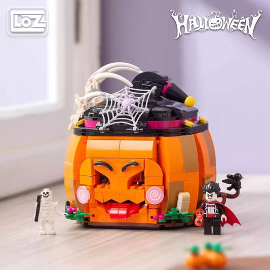 Halloween Pumpkin Head Mini Building Blocks Set - LOZ Mini Blocks - Mr.Froger Toy Collection