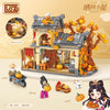 Autumn Sunshine Cottage with Lights - LOZ Mini Blocks - Mr.Froger Toy Collection