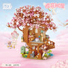 Cherry Blossom Treehouse Mini Building Blocks Set - LOZ Mini Blocks - Mr.Froger Toy Collection