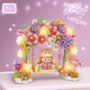 Floral Swing Building Block Set with Lights - Mr.Froger Toy Collection