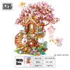 Cherry Blossom Treehouse Mini Building Blocks Set - LOZ Mini Blocks - Mr.Froger Toy Collection