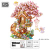 Cherry Blossom Treehouse Mini Building Blocks Set - LOZ Mini Blocks - Mr.Froger Toy Collection