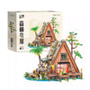 Triangular Cabin Building Blocks with Lights - Mr.Froger Toy Collection