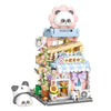 Panda Foldable Street View: Taiyaki Shop & Flower Boutique Blocks